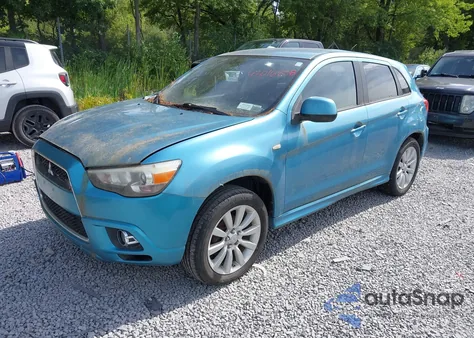 2011 Mitsubishi Outlander Sport Se from USA, damaged, VIN JA4AR4AU7BZ014814